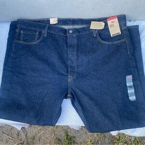 Levi's 501 Dark Blue Denim Jeans